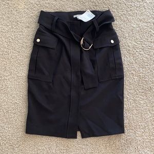 NWT belted skirt